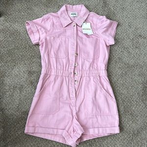 NWT Show Me Your MuMu Jean Romper